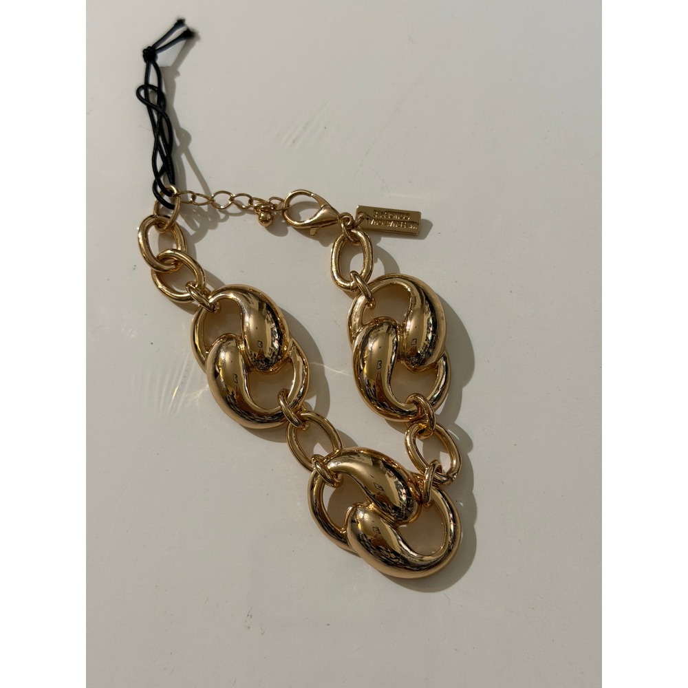 International Concepts Gold Tone Chunky Linkâ Statement Bracelet Textured Bold